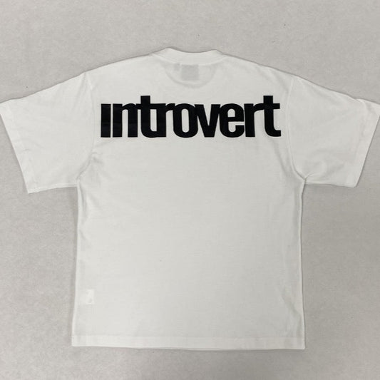 INTROVERT 'WHITE' BASIC TEE